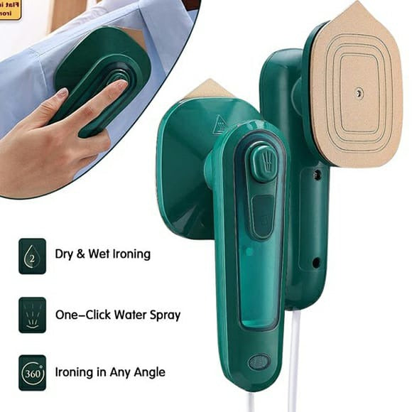 Professional Portable Steam Iron – 2-in-1 Dry & Wet Garment Steamer | Fast Heating | Travel & Home Use