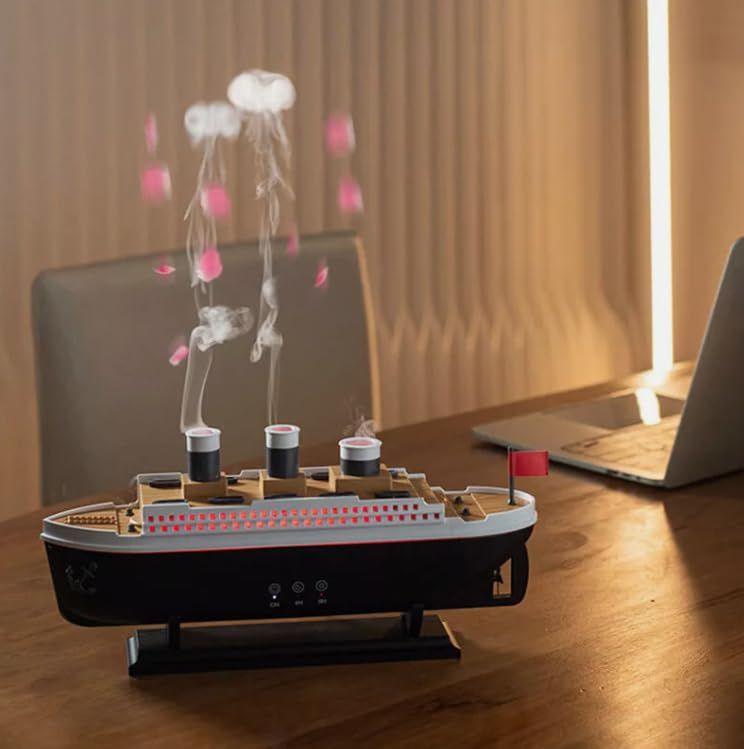 Titanic Steam Ship Humidifier & Essential Oil Diffuser
