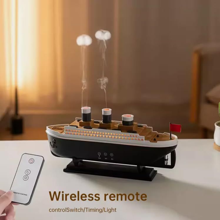 Titanic Steam Ship Humidifier & Essential Oil Diffuser