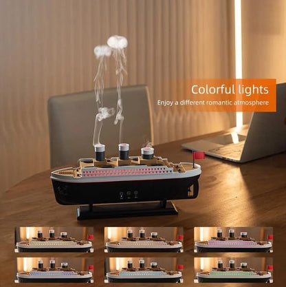 Titanic Steam Ship Humidifier & Essential Oil Diffuser