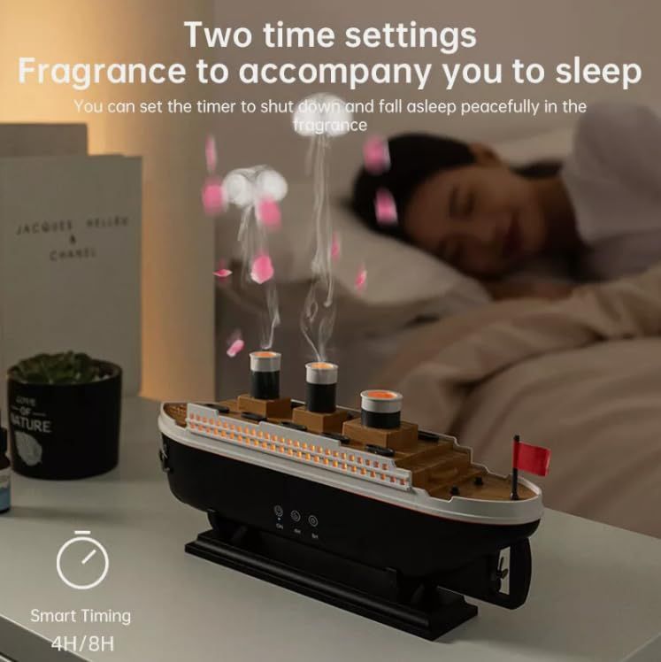 Titanic Steam Ship Humidifier & Essential Oil Diffuser